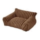 thumbnail image 3 of Cama para gatos y perros, portátil, suave, antideslizante, para interiores Café, 3 of 9