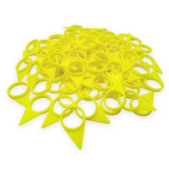 33mm Loose Wheel Lug Nut Safety Check Indicators by TYK Industries - 50 Pack