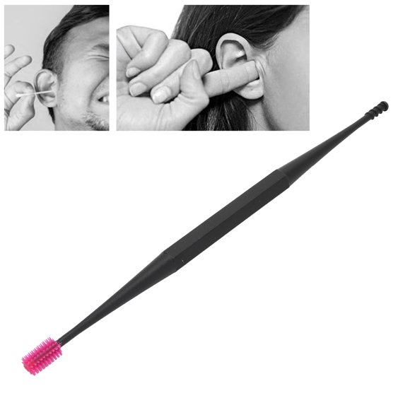 Double Silicone Sided Ear Wax Removal Pickers, Soft Spiral Earwax Remover Ear Canal Pick Ear Cleaner for Olders/Adult/Kids ,Blue