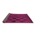 thumbnail image 2 of Ahgly Company Indoor Round Abstract Purple Modern Area Rugs, 3' Round, 2 of 4