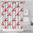 thumbnail image 2 of Cute Funny Lobster Ocean Theme Shower Curtain - Vintage Nautical Beach Waterproof Bath Curtain, Fade-Resistant Machine Washable Polyester, 84x72 Inch with 12 Metal Hooks for Easy Installation, 2 of 3