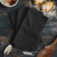 thumbnail image 6 of Black Pure Color 1 Pack Kitchen Towel, Water Absorbent Dish Towel, Aesthetics Contemporary Luxury Decorative Hand Towels - Quick Drying Cloth for Cooking Baking, 18x28 Inch, 6 of 8