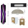 thumbnail image 2 of For S8 Plus ThinkAir RV50 Pro Roller Side Brush Filter Mop Cloths Dust Bag B, 2 of 6