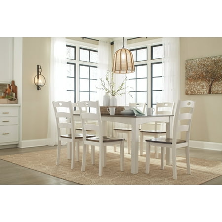 signature design by ashley woodanville 7 piece dining table set