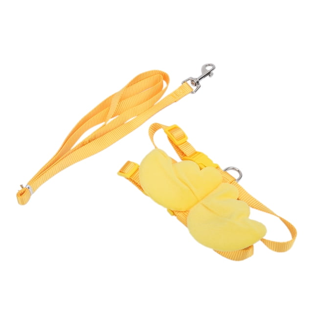 Ducks Leash Rope, Adjustable Air Permeability Duck Outside Walking Harness Leash Nylon Material For Home For Outdoor Training For Daily For Camping Yellow,Red