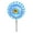 Blue, variant on Joernso Handheld Windmill Toy Double Layer Vibrant Color Lightweight Wind Spinner Kids Toys Garden Decoration