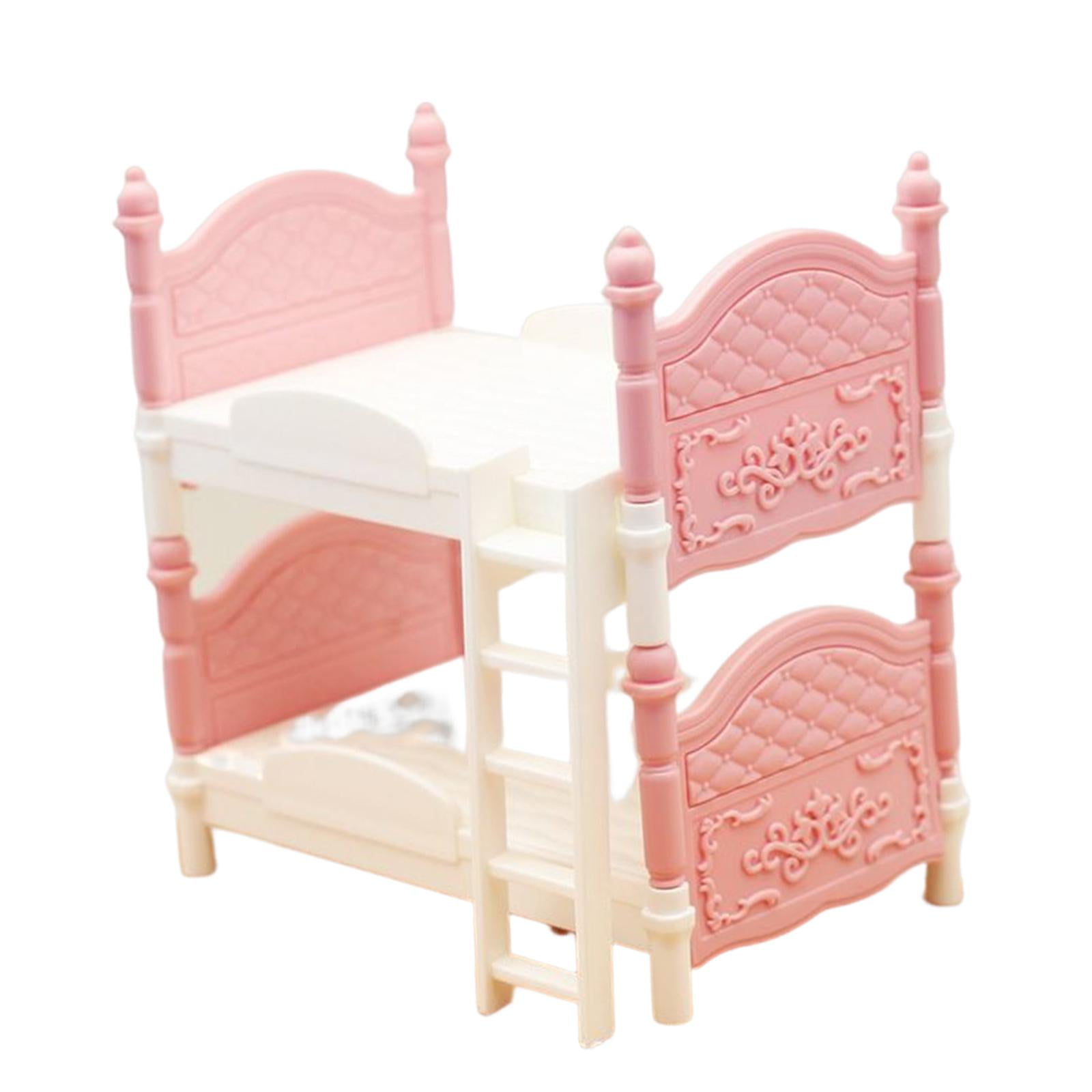 Simulated 112 Dollhouse Bunk Bed Furniture Exquisite Workmanship for