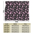 thumbnail image 3 of Kll Fleece Blanket Plush Throw Blanket Breast Cancer Awareness,Soft Fuzzy Cozy Flannel Blanket For Couch Sofa Bed.(40"X30"), 3 of 9