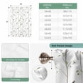 thumbnail image 6 of Sparrow Balloon Curtains for Bedroom/Front Door/Bathroom, Spring Birds on The Branches Vintage Country Tie Up Curtains 63 Inch Length Light Filtering Kitchen Curtains Shades for Windows 46"x63", 6 of 8
