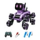 thumbnail image 1 of Robot de juguete RC inteligente para perros, robot de acrobacias RC con música y ojos LED Doble poder, 1 of 9