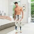 thumbnail image 6 of Butterflies Flowers Men's Pajama Pants Lightweight Sleepwear Bottom Lounge Pants, 6 of 6