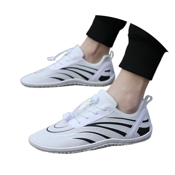 Women's Mesh Thick Sole Casual Sports Shoes Spring Breathable Running Dad Shoes White 37
