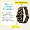 thumbnail image 3 of Country Brook Petz® 1 1/2 inch Leopard Print Martingale Dog Collar, Medium, 3 of 6