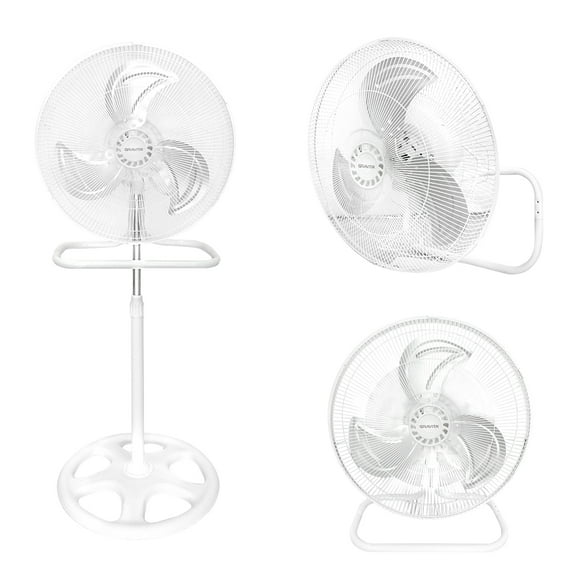VENTILADOR 3 EN 1PEDESTAL, PISO Y PARED DE 18 PULGADAS MARCA GRAVITA