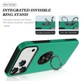 thumbnail image 2 of Allytechgroup iPhone 17 Pro Max Case with Anti-Spy Screen Protector, Ring Holder Kickstand Anti-Scratch Magnetic Back Cover Compatible with Car Mount Rugged Hybrid TPU PC Phone Case, Darkgreen, 2 of 7