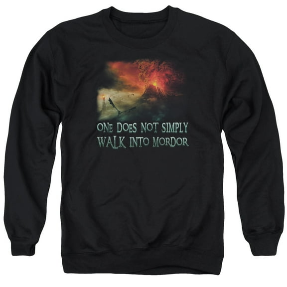 Lor - Walk In Mordor - Crewneck Sweatshirt - Large