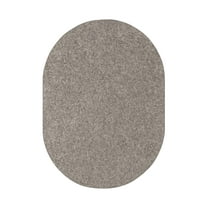 Ambiant Saturn Collection Pet Friendly Area Rugs Grey - 2' x 8' Oval
