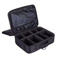 thumbnail image 1 of Étui Cosmétique Grande Capacité Portable Oxford Drap Artiste Sac de Rangement avec Diviseurs Réglables pour les Femmes, 1 of 11