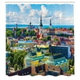 thumbnail image 2 of Ambesonne European Shower Curtain, Town Tallinn Estonia, 69"Wx75"L, Multicolor, 2 of 4