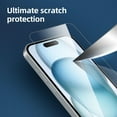 thumbnail image 5 of [2+2Pack]For iphone 15 Pro Screen Protector with Camera Lens Protector,Sensor Protection,Dynamic Island Compatible,Case Friendly Tempered Glass Film[9H Hardness]designed for 15 Pro(6.1 Inch), 5 of 7