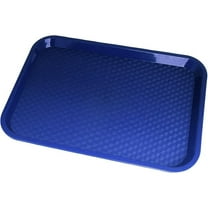 Cambro 1418FF186 Textured Fast Food Tray, 13-13/16" X 17-3/4", Plastic, Navy Blue, NSF, 12-units
