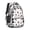 Cow and Spot-2, variant on Cow and Heart White Pattern Cute School Backpack Bag with Padded Back and Adjustable Shoulder Straps 16.9 X 12.6 X 5.9 Inches