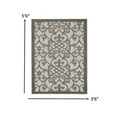 thumbnail image 2 of 4â€™ x 6â€™ Gray and Charcoal Indoor Outdoor Area Rug, 2 of 7