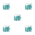 thumbnail image 2 of Vogacara Recambios para rizador de pestañas Recambio profesional Almohadillas de repuesto Regalos de goma de silicona Herramienta de maquillaje Type2 NO2, 2 of 6