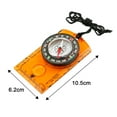 thumbnail image 6 of sunsanly Multifunctional Orienteering Compass with Lanyard High Accurate Compact Size Portable Magnifying Glass Professional Compass Camping Gear, 6 of 8