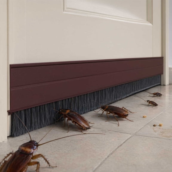 Door Draft Stopper, 35.4 Inch Self Adhesive Door Sweep Weather Stripping, PVC Under Door Seal for Draft Dust Noise and Air Gap Blocking, Bottom Door Guard for Bedroom Bathroom Office and Entryway