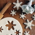 thumbnail image 4 of Molde de galleta de copo de nieve Bearachild 6 piezas DIY Fondant pastelería, 4 of 6