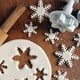 thumbnail image 4 of Moldes para galletas Inteprter de copos de nieve 6 piezas plástico para pasteles DIY, 4 of 6