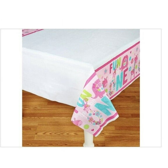 One Wild Girl Fun at One Girl Plastic Tablecover