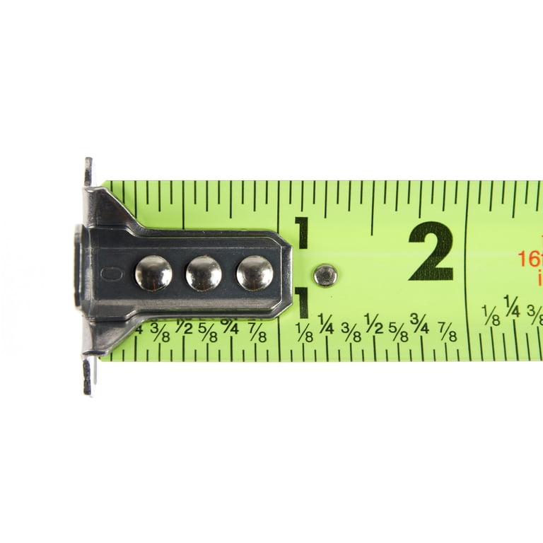 Hyper Tough 16ft Wide Blade Steel Tape Measure with High