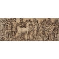 thumbnail image 3 of Pietro da Cortona 14x8 Black Modern Framed Museum Art Print Titled - Frieze from a Roman Sarcophagus (1595 - 1668,), 3 of 5