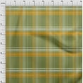 thumbnail image 3 of oneOone Cotton Poplin Light Green Fabric Madras Check Quilting Supplies Print Sewing Fabric By The Yard 42 Inch Wide, 3 of 4