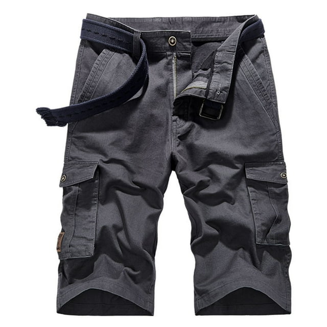 Birdeem Mens Shorts Mens Cargo Shorts Multi-Pockets Relaxed Summer Beach Shorts Pants