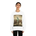 thumbnail image 4 of Statue of Liberty Urban Wanderlust Unisex Heavy Blend Crewneck Sweatshirt, 4 of 9