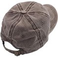 thumbnail image 2 of HSHDLDF Men Women Plain Cotton Vintage Washed Twill Low Profile Baseball Cap Adjustable Distressed Dad Hat, 2 of 5