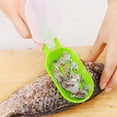 thumbnail image 3 of Portable Fish Scales Skin Remover Scaler Fast Cleaning Fish scraper Portable Skin Stainless Steel Scraper Kitchenware Clean Peeler Tool, 3 of 5