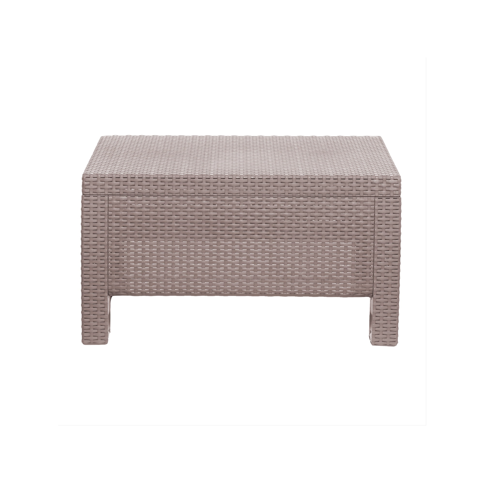 MQ Ferrara Outdoor Patio Chat Set with Cushions, 3 Piece in Beige