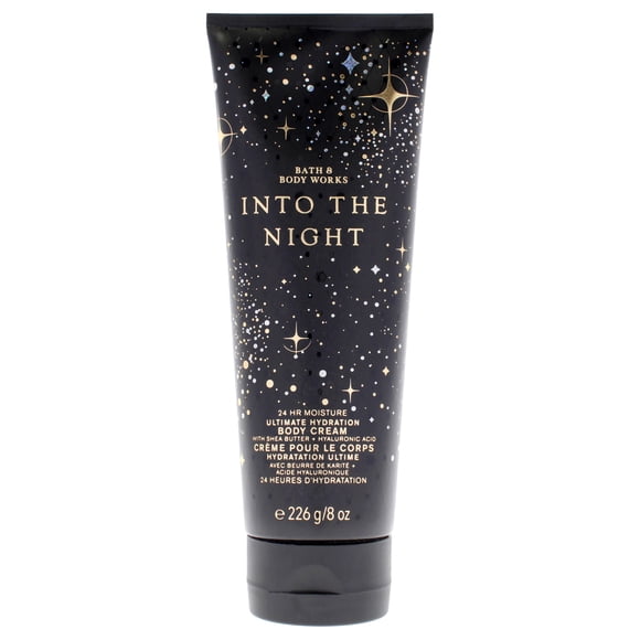 Into the Night Crème pour le Corps Hydratation Ultime par le Bain et Body Works pour Femmes - Crème pour le Corps 8 oz