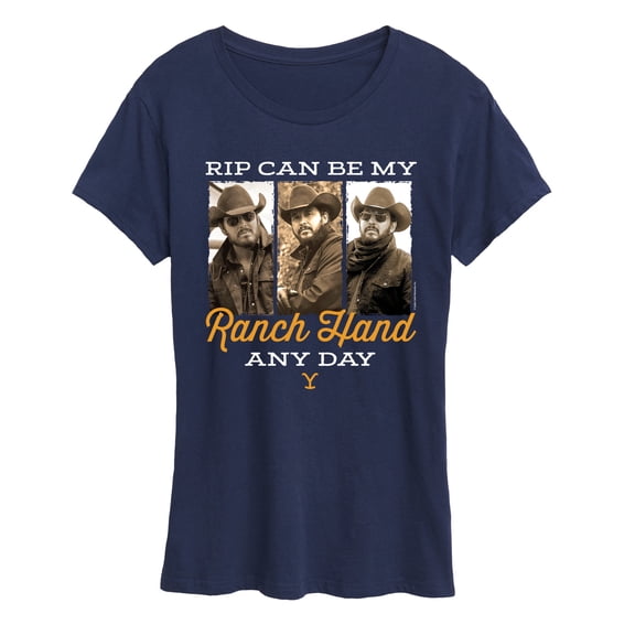 Yellowstone - Rip Can Be My Ranch Hand Any Day Short Sleeve Graphic T-Shirt