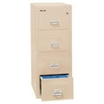thumbnail image 2 of FireKing 4 Drawers Vertical Lockable Filing Cabinet, Black, 2 of 2