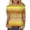Gold-Shirts, variant on 3/4 Sleeve Womens Tops Casual Crew Neck Shirts Fashion Print Petite Blouses Classic Cotton Tunic Top S-5XL