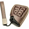 thumbnail image 2 of Vitodeco Leather Key Fob Cover Case Protector Compatible with Acura ZDX, Honda PROLOGUE, Buick ENVISION - 4 Buttons, Brown, 2 of 5
