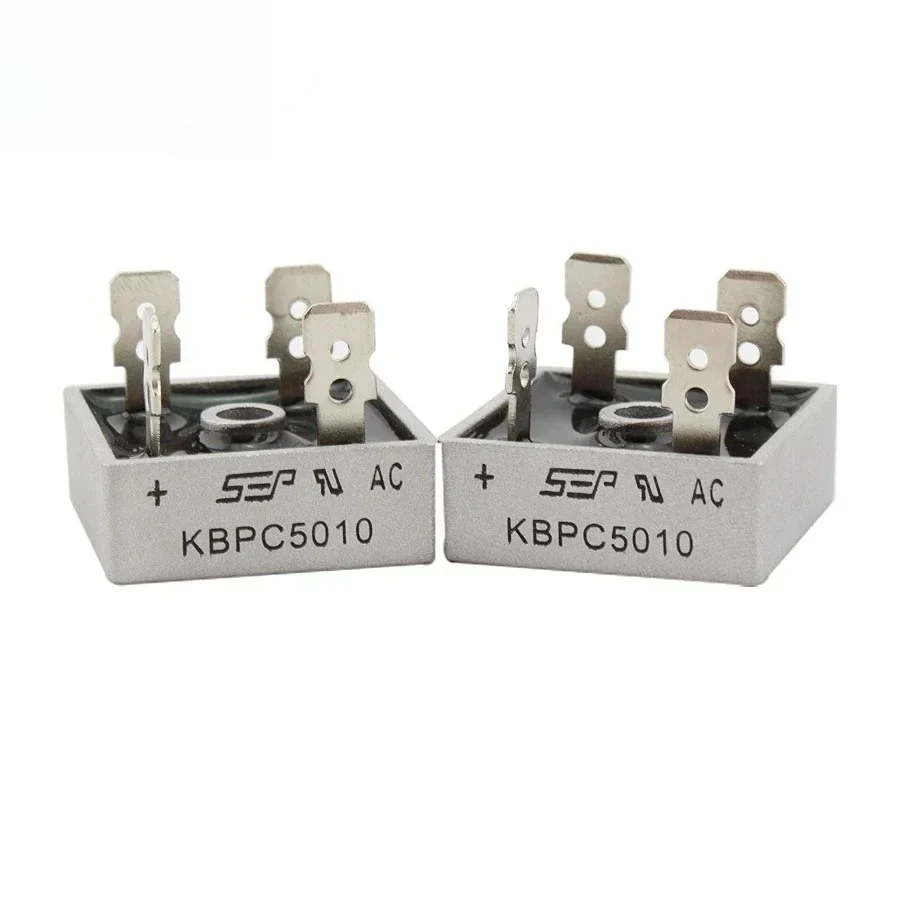 2PCS Rectifier KBPC3510 35A KBPC5010 50A 1000V Bridge Rectifier Kit High Power Diodes for AC/DC Conversion Electronic Components