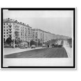 thumbnail image 2 of Historic Framed Print, New apartment houses on Lenin Avenue, Moscow, 17-7/8" x 21-7/8", 2 of 9