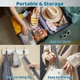 thumbnail image 6 of Naler Bathroom Foldable Sink Cover for Counter Space - Sink Topper - Silicone Makeup Organizer Mat Space Saver,Small Bathroom & Rv Camper Travel Must Haves Accessories,Grey, 6 of 7