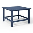 thumbnail image 5 of WestinTrends Malibu Kids Outdoor Patio Furniture HDPE 30" Wide Square Dining Table, Navy Blue, 5 of 16